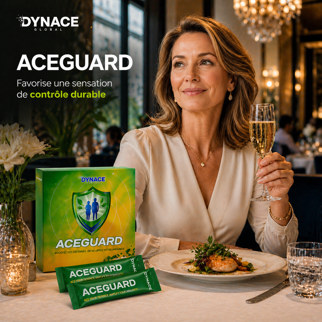 Dynace Aceguard formulation — concentré de baies, vitamines et zinc